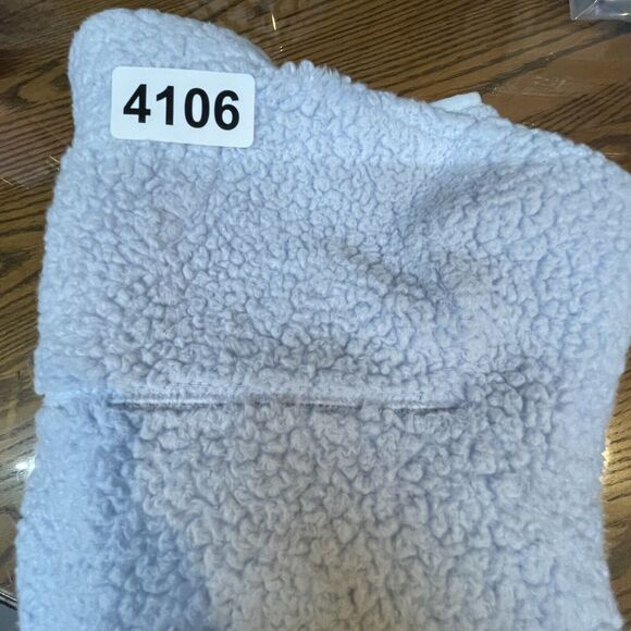 Vineyard Vines Jacket Girls Large Blue Plush Teddy Fleece Full Zip Sherpa Cozy - Picture 12 of 12